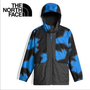 North Face boys Quinn Rain Jacket, Large